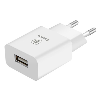 Зарядное устройство USB-A Baseus Letour Charger 2.1A (CCALL-E2A02) Белый