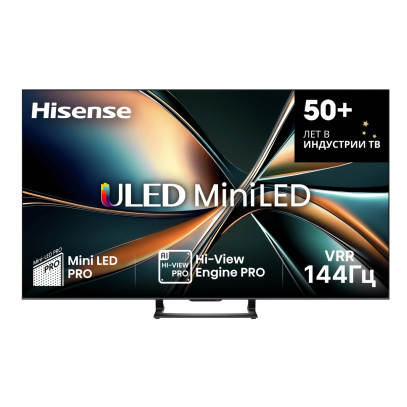 Телевизор Hisense 55" Ultra HD, 144 Гц, MiniLED (55U7Q)
