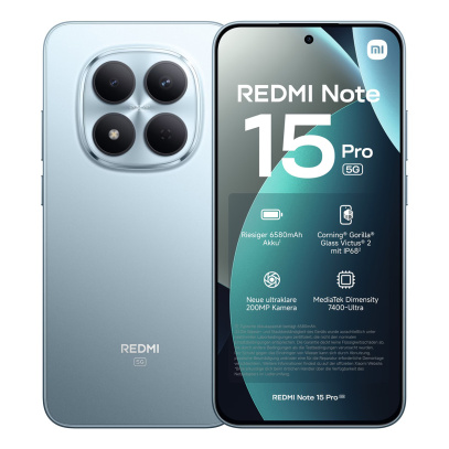 Xiaomi Redmi Note 15 Pro 5G 8/512Gb Glacier Blue, голубой