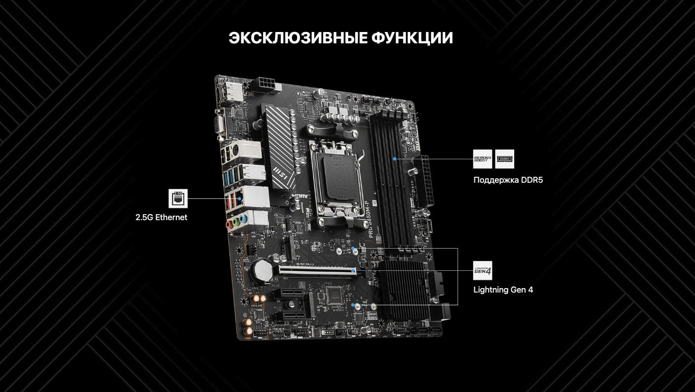 Материнская плата MSI PRO B650M-P