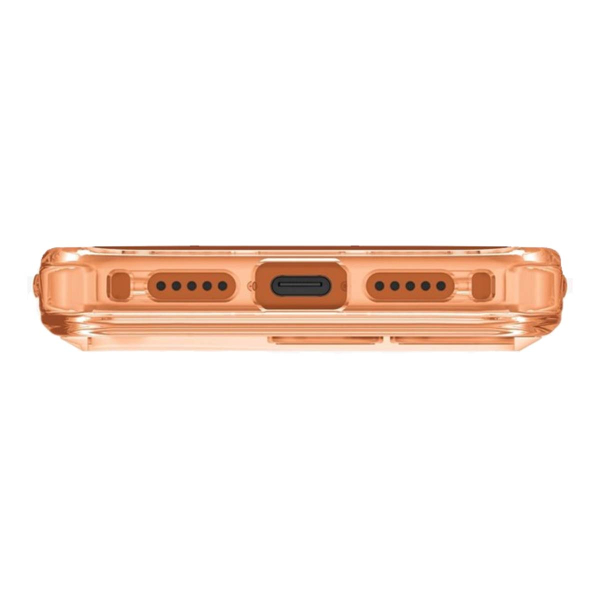 Чехол для iPhone 17 Pro с MagSafe UNIQ HYBRID LIFEPRO XTREME (IP6.3P(2025)-LXAFMFCLRVO) Прозрачно-оранжевый