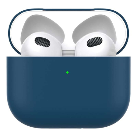 Силиконовый чехол для AirPods 3 Deppa Ultra Slim (47323) Синий