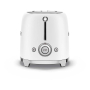Тостер на 2 ломтика SMEG 50s style (TSF01WHMEU) Белый матовый