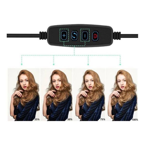 Селфи кольцо 26 см 10“ SL- 26E с держателем, без штатива (IS123122)