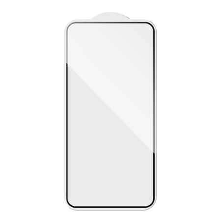 Защитное стекло для Galaxy S24/S25 BLUEO Silk Full cover Anti-Static (с рамкой, антистатик) (WB-S25) Черный