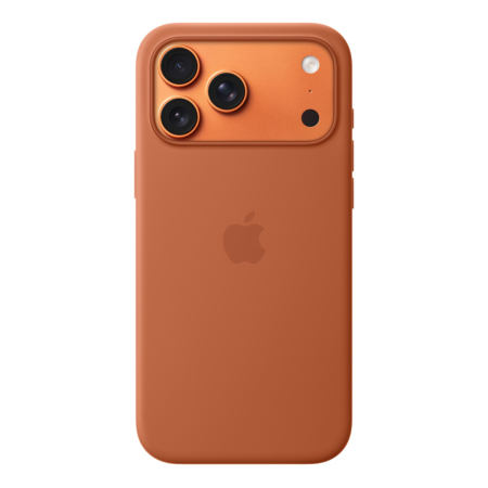 Чехол для iPhone 17 Pro c MagSafe Silicone Case Оранжевый