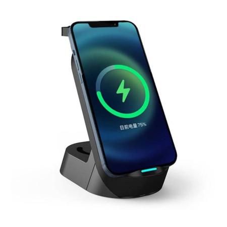 Беспроводная зарядная станция 4в1 Wireless Charging (H30) Black, черный