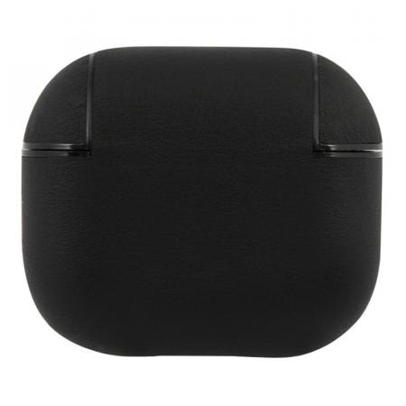 Чехол BMW для Airpods 3 Signature leather with metal logo (BMA3SSLBK) Черный