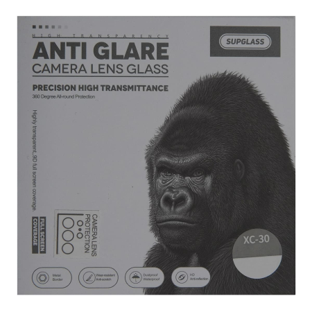 Защитное стекло для камеры Samsung S24 Ultra SUPGLASS Anti Glare Camera lens glass (XC-30) Черный