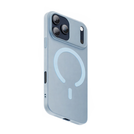 Чехол для iPhone 17 Pro Max с MagSafe Gurdini Slim Series Blue, синий