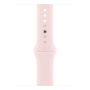 Apple Watch Series 9, 45 мм корпус из алюминия цвета «Pink», ремешок Sport Band размера M/L цвета «Light Pink»