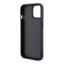 Чехол Karl Lagerfeld для iPhone 15 Cardslot PU Saffiano RSG 3D rubber logo Hard (KLHCP15SSAPRSGK) Черный