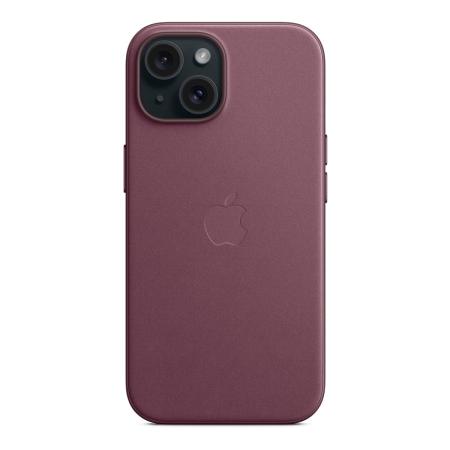 Чехол FineWoven Case для Apple iPhone 15 с MagSafe Mulberry, фиолетовый