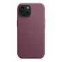 Чехол FineWoven Case для Apple iPhone 15 с MagSafe Mulberry, фиолетовый