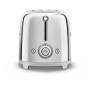 Тостер на 2 ломтика SMEG 50s style (TSF01SSEU) Хром