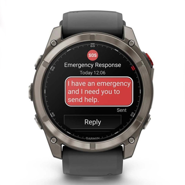 Часы Garmin Fenix 8 Pro 51 мм AMOLED, ремешок цвета Graphite/Black