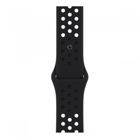 Apple Watch Nike SE (2022), 44 мм корпус из алюминия цвета «Midnight», ремешок Nike Sport Band размера S/M цвета «Black/Black»