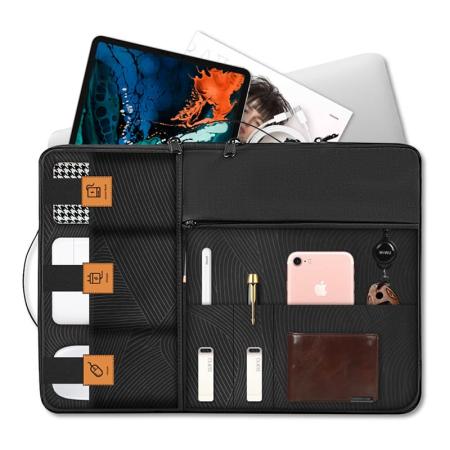 Сумка для ноутбуков 16″ WiWU Alpha Double Layer Sleeve Черный