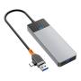 Хаб WiWU Linker Series Hub (A431C) Серый