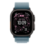 Apple Watch Ultra 3 (2025), 49 мм корпус из титана цвета «Black», ремешок Alpine Loop размера L цвета «Light Blue»
