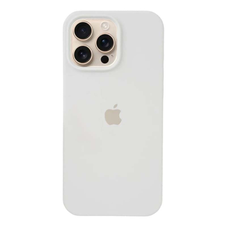 Чехол для iPhone 16 Pro Max с MagSafe Silicone Case White, белый