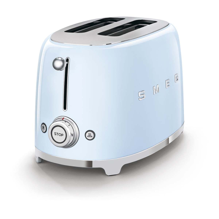 Тостер на 2 ломтика SMEG 50s style (TSF01PBEU) Пастельный голубой