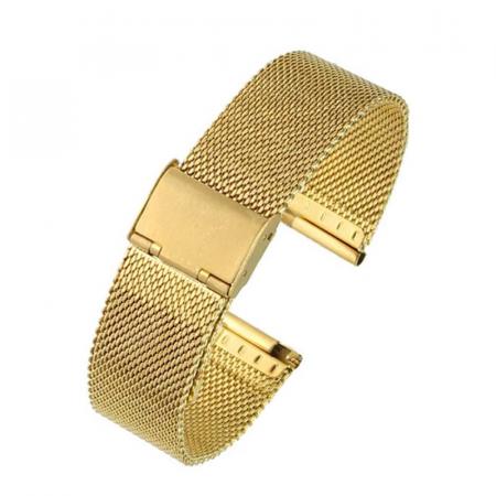 Металлический ремешок COTEetCI Milanese Mesh Bracelet (Миланская петля) для Apple Watch 42/44 мм Gold, золотой