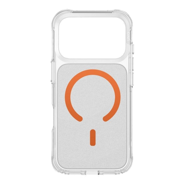 Чехол для iPhone 17 Pro с MagSafe UNIQ HYBRID LIFEPRO XTREME (IP6.3P(2025)-LXAFMFCLRVO) Прозрачно-оранжевый