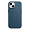 Чехол Кожаный Apple iPhone 15 с MagSafe Blue, синий