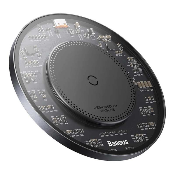 Беспроводное зарядное устройство Baseus Simple 2 Wireless Charger 15W (BS-W530) Black, чёрный