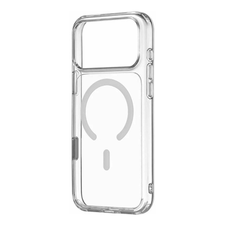 Чехол для iPhone 17 Pro Max hoco Magnetic Smartphone Clear Case, Прозрачный