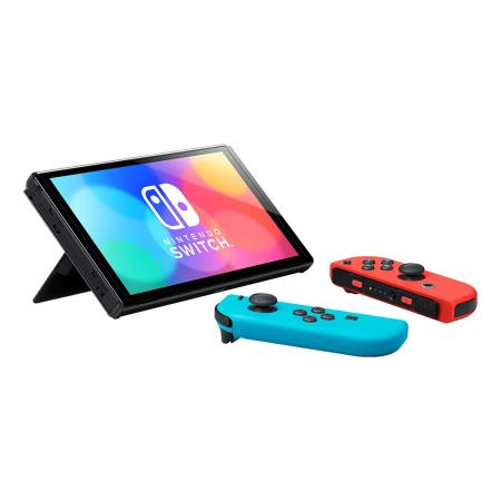 Игровая консоль Nintendo Switch OLED 64Gb Neon, неоновый/красный