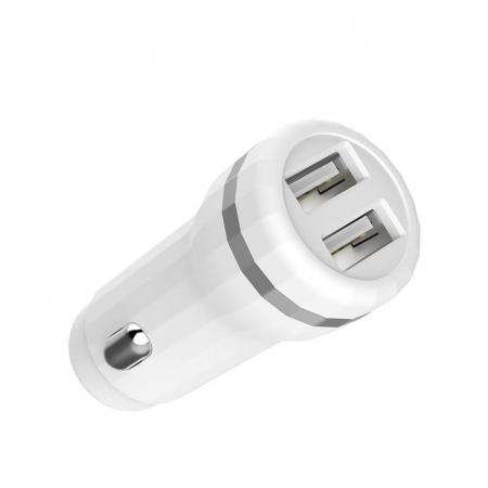 АЗУ hoco. 2 USB Charger Set + USB кабель Lightning (Z27) Белый