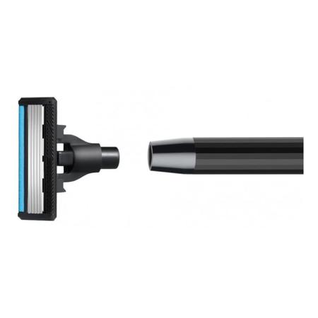 Набор для бритья Xiaomi пена, подставка, бритвенный станок Lemon H300-6 Черный