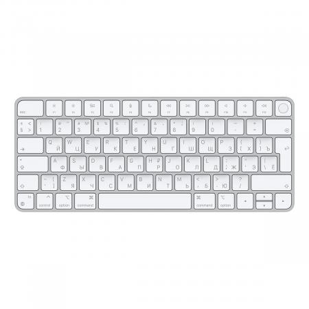 Клавиатура беспроводная Apple Magic Keyboard с Touch ID (MK293RS) Серебристый