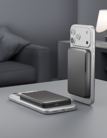 Внешний аккумулятор VLP LITE Power Snap 5000 mAh, 3A, MagSafe, USB-C, Чёрный